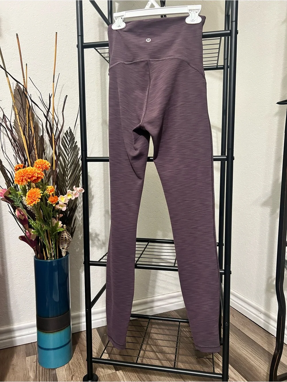 lululemon athletica Plum-Textured High-Rise Leggings
